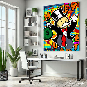 TABLEAU MONOPOLY POP ART