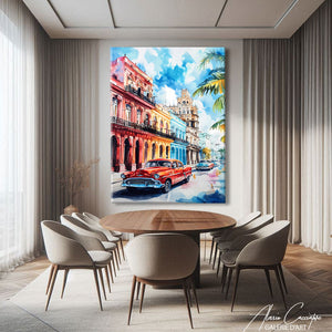 TABLEAU CUBA ABSTRAIT