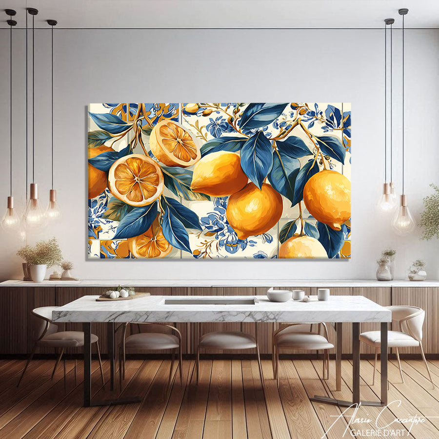 TABLEAU VINTAGE POUR CUISINE Alessio Cacciatore – mise en situation