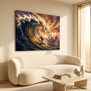 Décoration Murale Vague Surf
