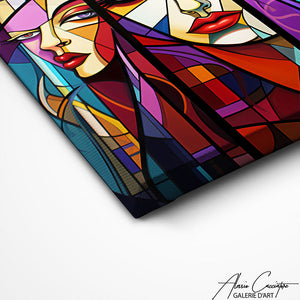 TABLEAU STYLE CUBISTE Alessio Cacciatore