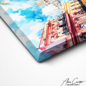 TABLEAU CUBA ABSTRAIT Alessio Cacciatore