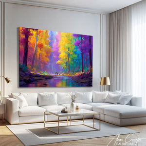 TABLEAU FORET MODERNE AlessioCacciatore