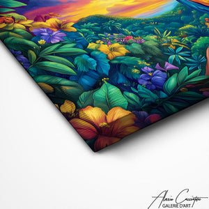 TABLEAU JUNGLE PERROQUET Alessio Cacciatore