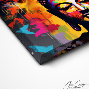 TABLEAU BOUDDHA COULEUR Alessio Cacciatore
