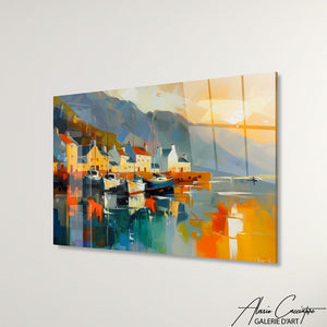 TABLEAU PORT ABSTRAIT Alessio Cacciatore
