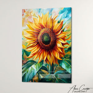 Art Mural Tournesol Tableau