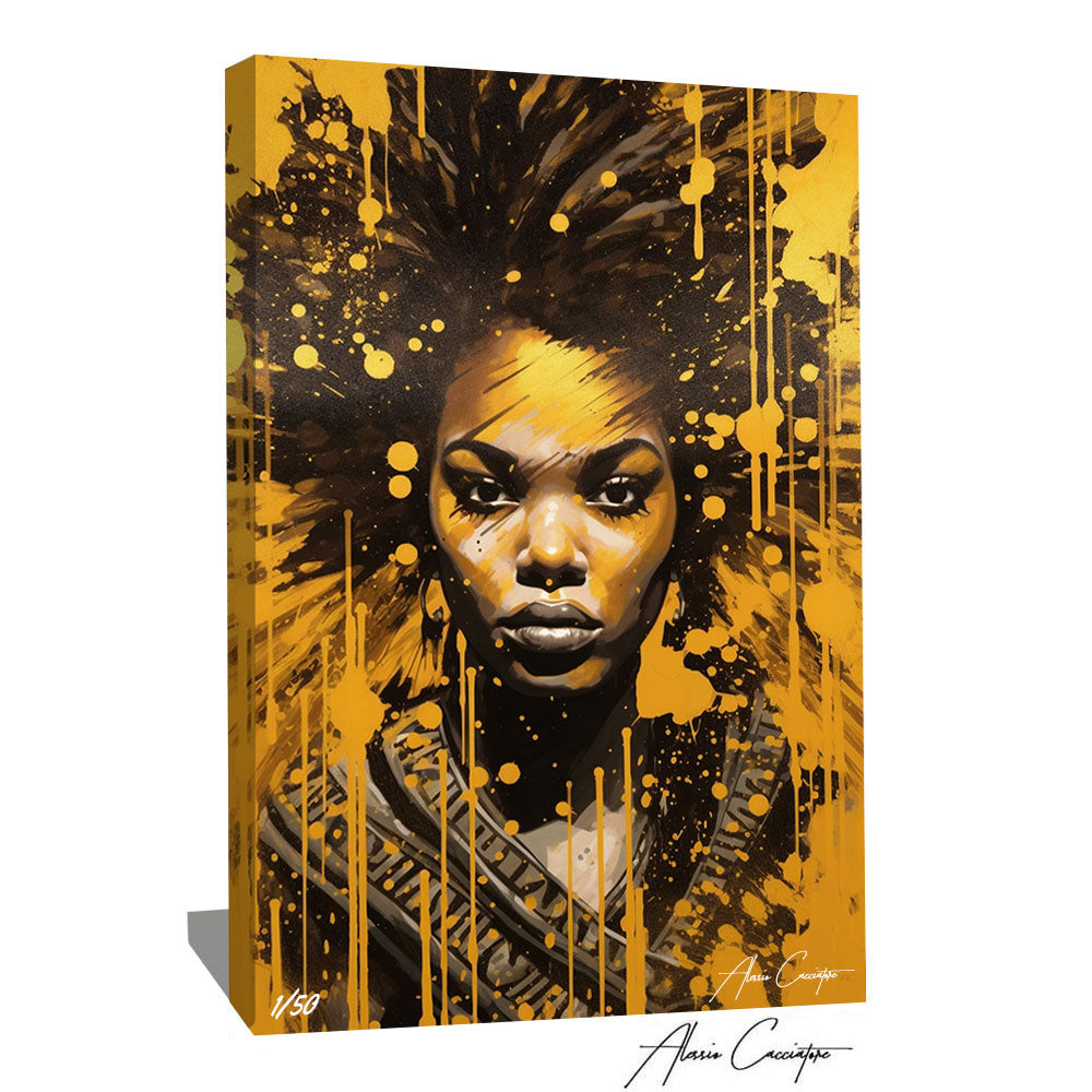 tableau femme africaine