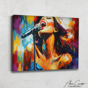 Peinture Femme Sensuelle