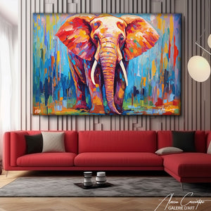 tableau déco éléphant