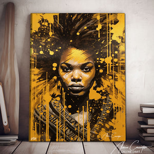 tableau femme africaine moderne