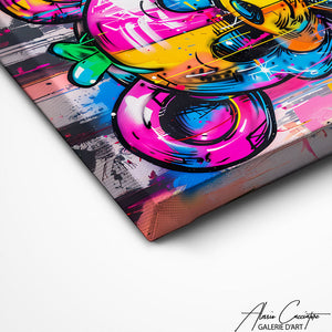 TABLEAU STREET ART OURSON Alessio Cacciatore
