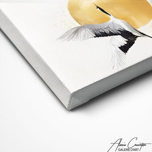 TABLEAU JAPANDI GRUE Alessio Cacciatore