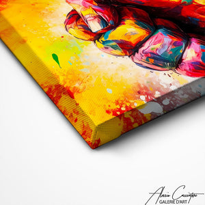 TABLEAU STREET ART MAIN Alessio Cacciatore