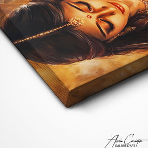 TABLEAU FEMME INDIENNE MODERNE AlessioCacciatore