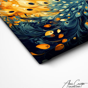 TABLEAU PAON MAJESTUEUX AlessioCacciatore