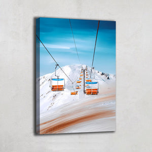 Tableau Ski Moderne
