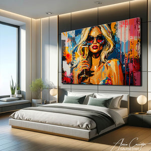 Portrait Peinture Femme