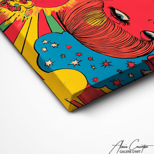TABLEAU ROUGE SALON AlessioCacciatore