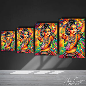 TABLEAU FEMME HINDOU AlessioCacciatore