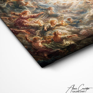 TABLEAU RENAISSANCE ANGES Alessio Cacciatore
