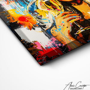 TABLEAU MODERNE PORTRAIT FEMME Alessio Cacciatore