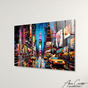 TABLEAU NEW YORK COULEUR PEINTURE Alessio Cacciatore
