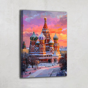 TABLEAU CATHÉDRALE MOSCOU