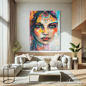 Portrait de Femme en Peinture