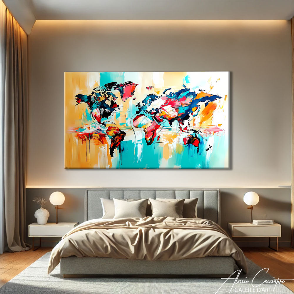 COLOR PLANISPHERE TABLE