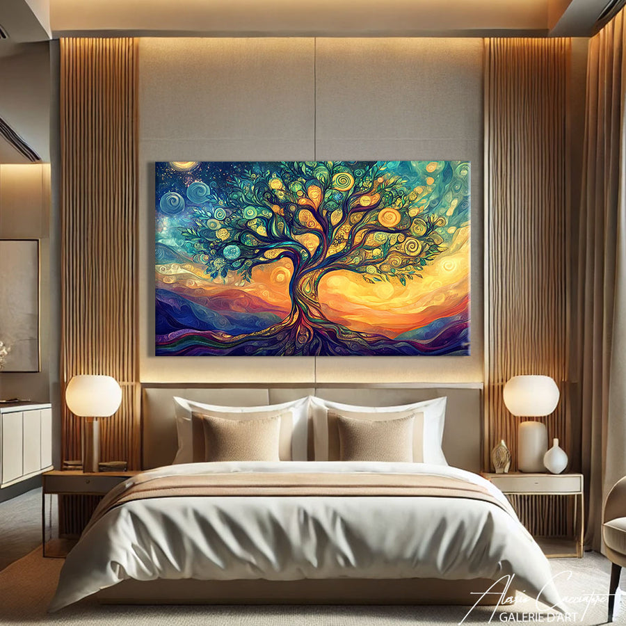 Toile Arbre De Vie – mise en situation