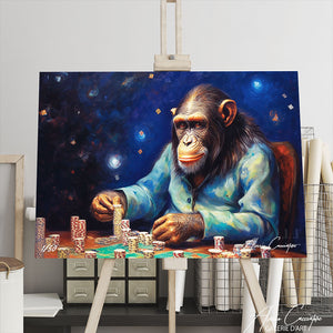 singe peinture art
