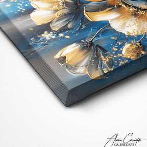 TABLEAU ABSTRAIT FLEURS Alessio Cacciatore