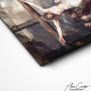 TABLEAU CRUCIFIXION DU CHRIST Alessio Cacciatore
