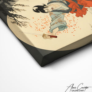 TABLEAU JAPONAIS DESSIN Alessio Cacciatore
