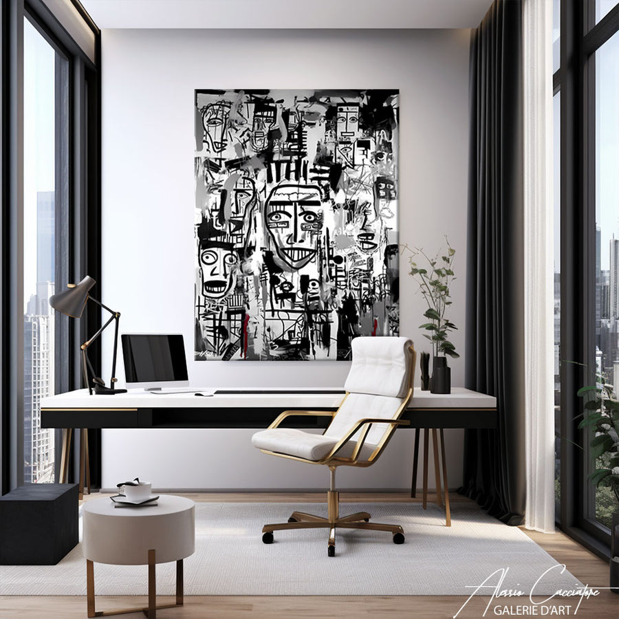 tableau pop art peinture – mise en situation
