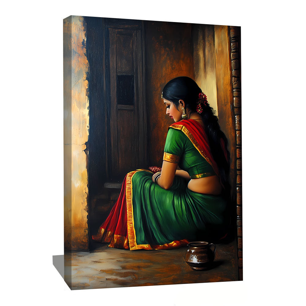 Tableau Femme Indienne
