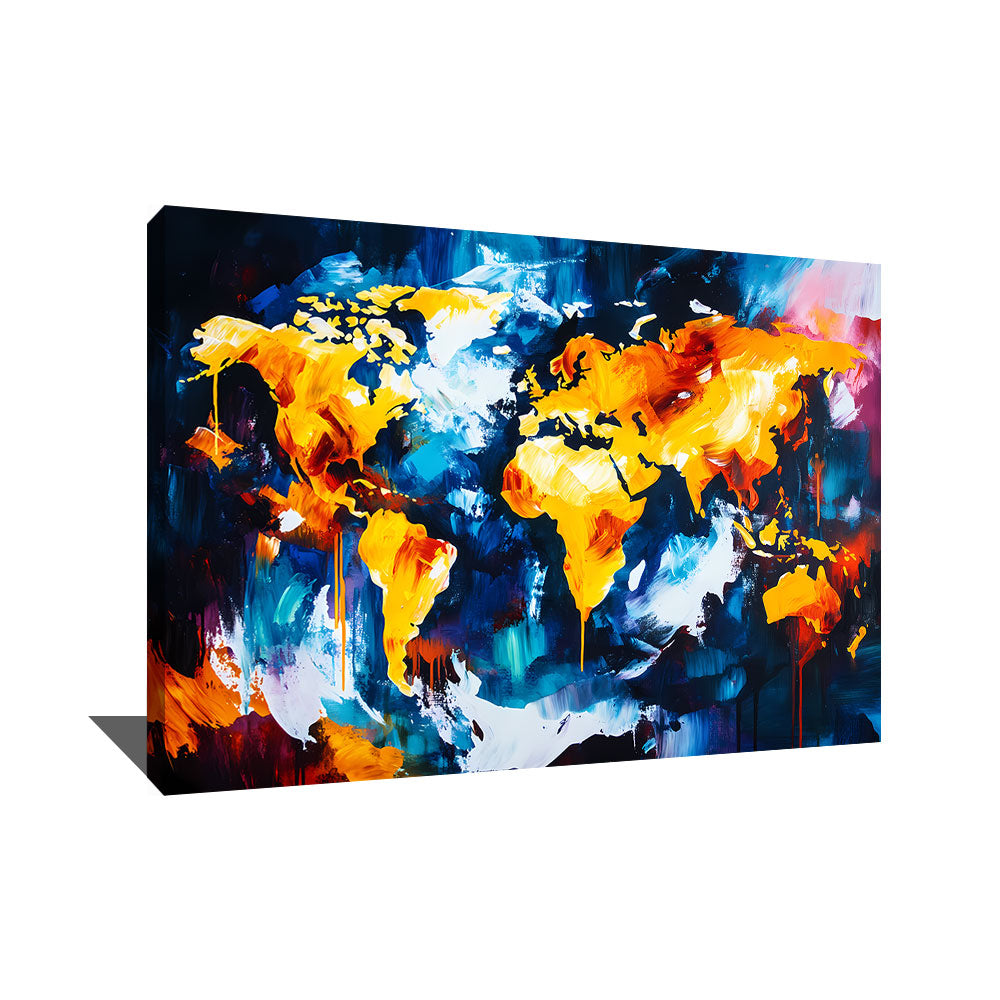 WORLD MAP FRAME TABLE