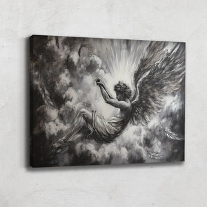 TABLEAU ANGE QUI TOMBE DU CIEL AlessioCacciatore