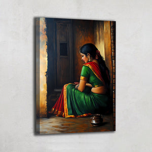 Tableau Femme Indienne