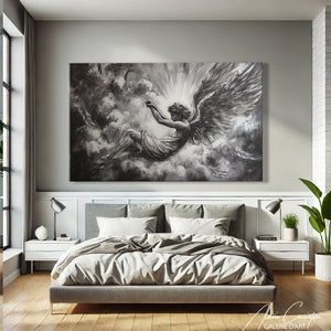 TABLEAU ANGE QUI TOMBE DU CIEL AlessioCacciatore
