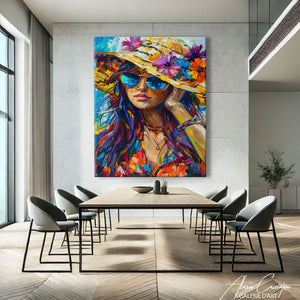 Peinture Femme Abstraite