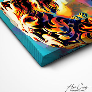 TABLEAU POP ART RENAISSANCE Alessio Cacciatore