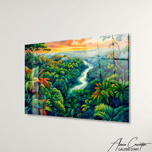 Art Mural Grand Tableau Jungle
