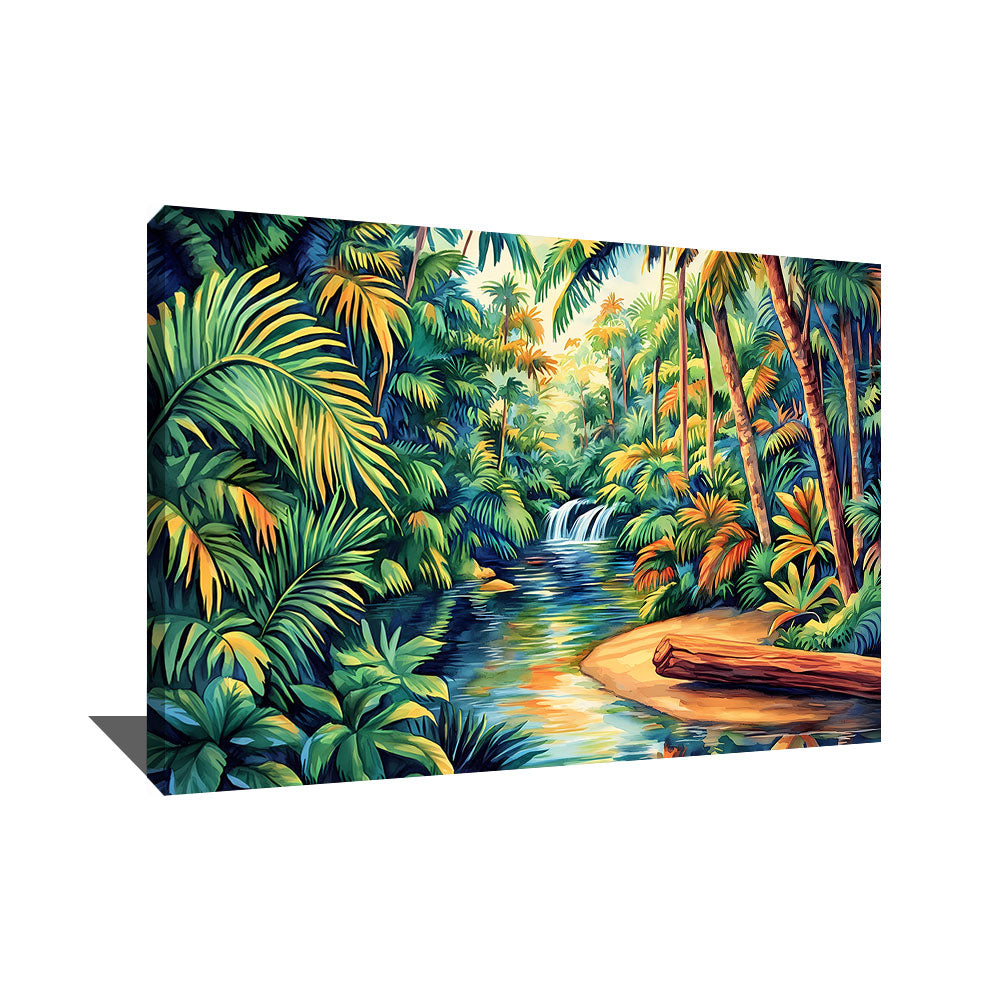 Tableau Jungle Tropicale