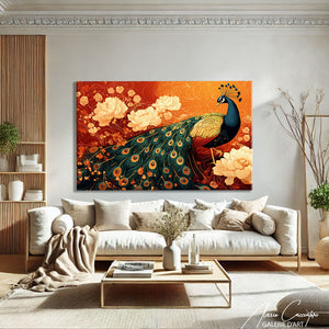 TABLEAU PAON CHINOIS Alessio Cacciatore