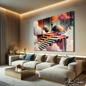 Tableau Pastel Contemporain