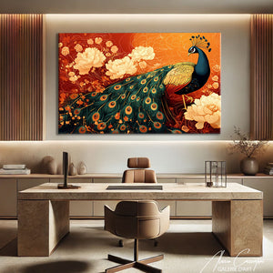 TABLEAU PAON CHINOIS Alessio Cacciatore