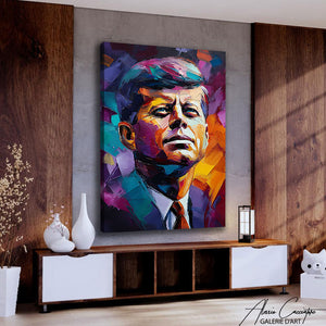TABLEAU KENNEDY COLORÉ AlessioCacciatore