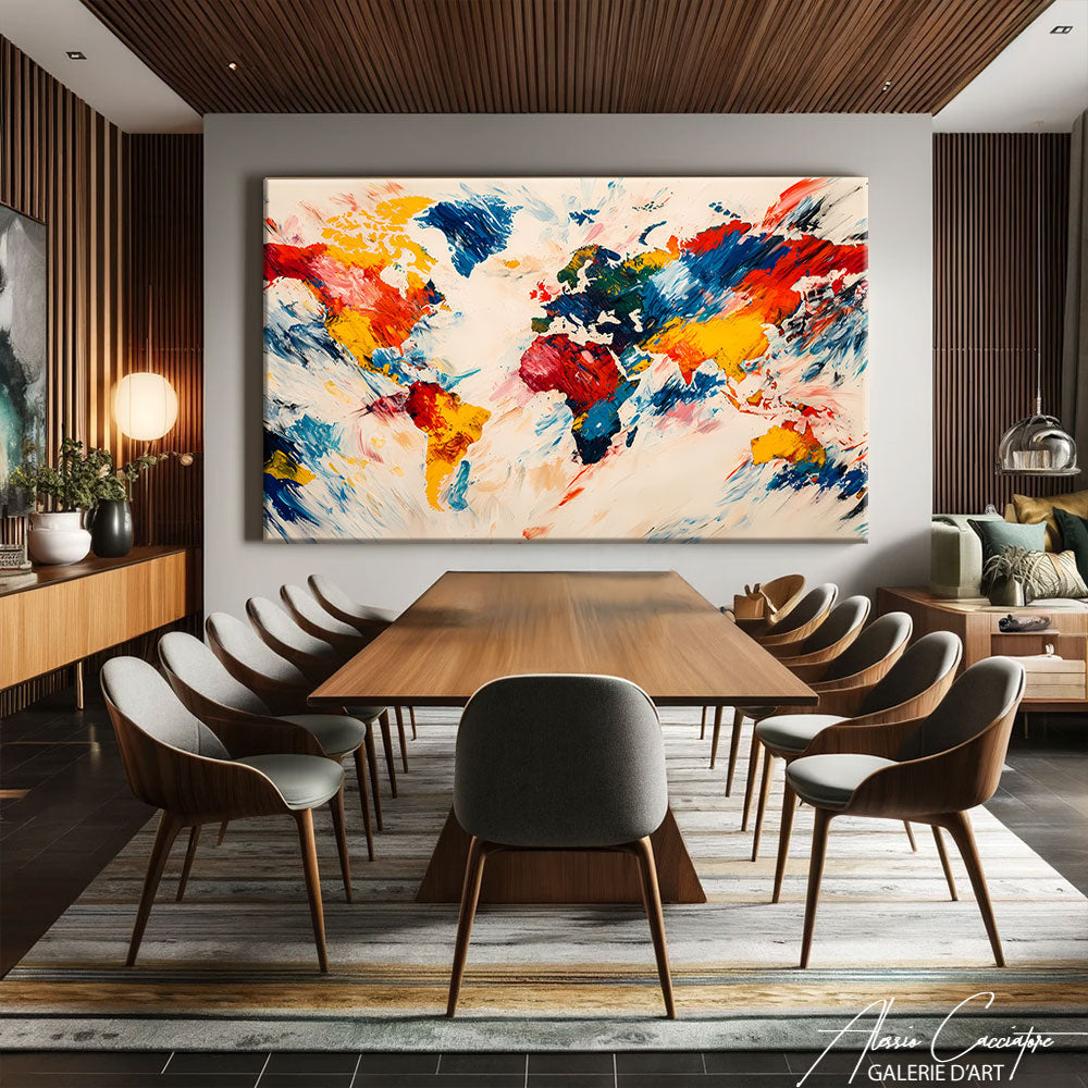 Cadre Carte Du Monde